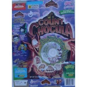   Count Chocula Ceral Box With Spooky Music & Sounds CD 
