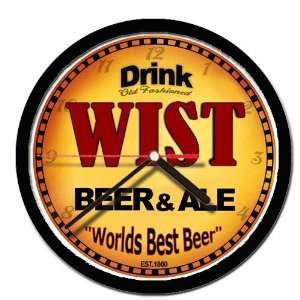  WIST beer and ale cerveza wall clock 