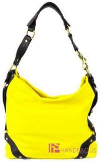Designer Inspired Medium Yellow Handbag Purse Hobo Bag  