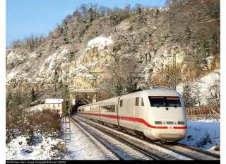 Fleischmann HO ICE 1 High Speed Train coach w/light kits (4441+4442 