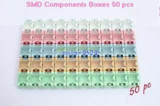 50x Electronic Case Component Boxes Storage SMT SMD Box  