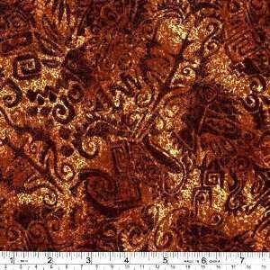  45 Wide Native Arts Abstract Designs Brown Fabric By The 