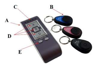 in 1 Wireless Alarm Electronic Key Finder Up to 25M  