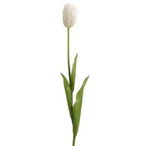  Club Pack of 24 Artificial Cream Dutch Tulip Silk Flower 
