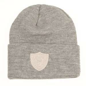  Embroidered Logo Winter Knit Hat   Sports Gray
