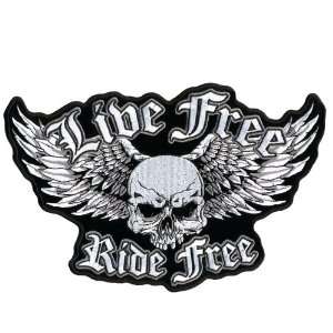  Live Free Ride Free Wingmaster Patch Automotive