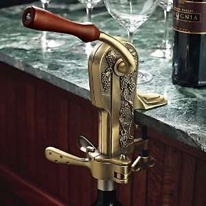  The Wine Enthusiast Bronze Legacy Corkscrew Kitchen 