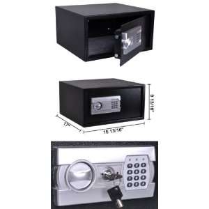   Cu. Inches Hotel Electronic Digital Safe Box Black