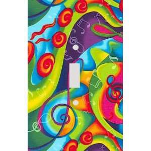  Funky Music Art Decorative Switchplate Cover