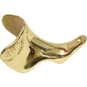  Abetta English Saddle Tack Hook   Brass   4 X 2 1/2 