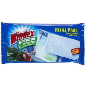  Windex Outdoor All In One Window Cleaner Pads Refill 2 ct 