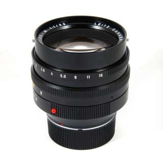   Leica NOCTILUX M 50mm f/1.0 E60 2nd Version lens w/hood 50/F1.0  