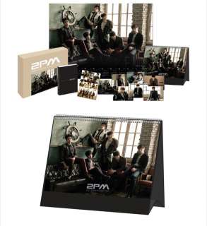 2PM [Season Greeting 2012  CALENDAR +DIARY + STICKER+ POST CARDS 