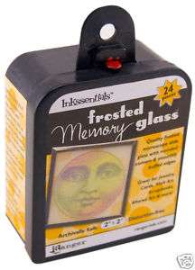 Ranger Inkssentials Frosted Memory Glass 2 square 2x2  