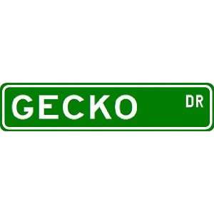  GECKO Street Sign ~ Custom Aluminum Street Signs Sports 