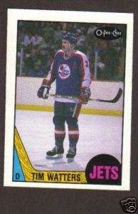 1987 88 OPC Hockey Tim Watters #219 Wpg Jets NM/MT  
