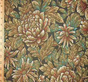FABRIC Westminster David Wolverson TAPESTRY BROWN 1YD  