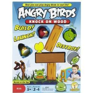 Angry Birds Board Family Fun Game Set Toy Knock On Wood Build 2   4 