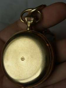 Wow Rare antique 18k Gold&Enamel Pivoted Detent Chronometer Regulator 
