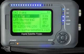 SatHero SH 200 Digital Satellite Signal Meter Kit DVB S, DVB S2 8PSK 
