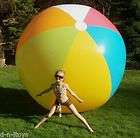 GIANT 6` Inflatable TOPO Earth Globe Beach Ball HUGE