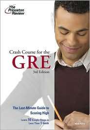 Crash Course for the GRE, (0375765727), Princeton Review, Textbooks 