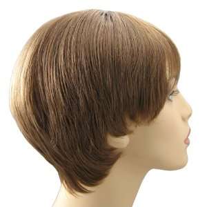 Elodie wigs, Short Wavy Synthetic Realistic Women wigs, Hazelnut Brown 