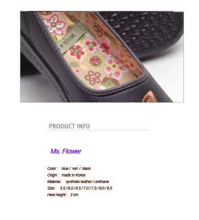 KOREAN TRADITIONAL HANBOK SHOES] Ms FlOWER EMBROIDERY/Mocassin Women 