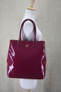 New Tory Burch Robinson North South Patent Leather Tote Bag $575 