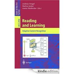  Reading and Learning Adaptive Content Recognition eBook 