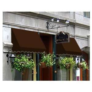  Awntech 44 Wide x 2 Projection Brown Window Awning RF22 