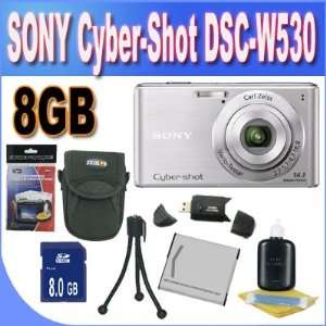 Sony Cyber Shot DSC W530 14.1 MP Digital Still Camera with Carl Zeiss 