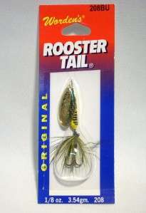 Wordens Yakima Bait 1/8 oz Bumblebee Bee Rooster Tail Spinner Fishing 