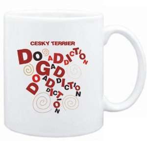  Mug White  Cesky Terrier DOG ADDICTION  Dogs