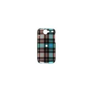  FOR HTC  GOOGLE  NEXUS ONE CRYSTAL CASE BLUE CHECK 