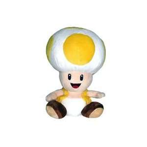  Super Mario Bros. Wii Plush   Yellow Toad Toys & Games