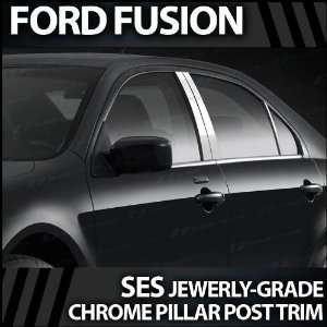  2006 2012 Ford Fusion 6pc. SES Chrome Pillar Trim Covers 