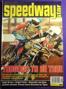 SPEEDWAY STAR   SWINDON TRACK REVIEW   4 Dec 1999  