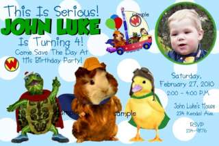 WONDER PETS Birthday Party Invitations  Personalized  