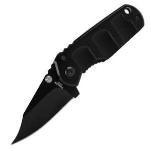   Whetstone Cutlerys Black Fob Folding Pocket Knife 