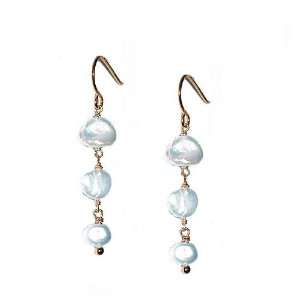   Keshi Pearl Earrings by Suz Andreasen Bridal, MADE IN AMERICA Jewelry
