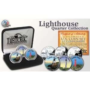    Historic LIGHTHOUSE State Quarter 3 Coin Set 