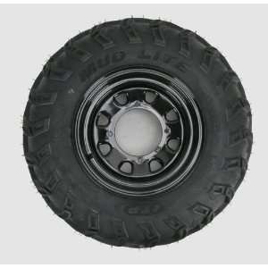   Mud Lite AT 25x8 12 Tire w/Black Delta Steel Wheel