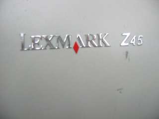 Lexmark Z45 4111 001 Color Inkjet Printer USB  