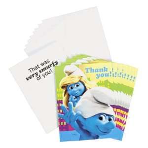 The Smurfs™ Thank You Notes   Invitations & Stationery & Thank You 