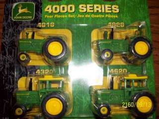 Ertl John deere 4010 4020 4320 4620 tractor set 1/64  
