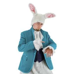    Adult Alice in Wonderland White Rabbit Hat 