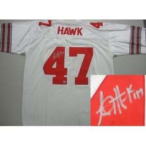  AJ Hawk Ohio State Buckeyes White Jersey Sports 