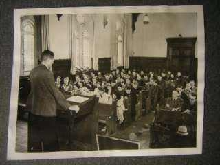 1945 Oldenburg Germany Teachers Lecture WW2 Photo 427s  