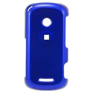    Solid Blue Snap on Cover for Motorola Crush 
